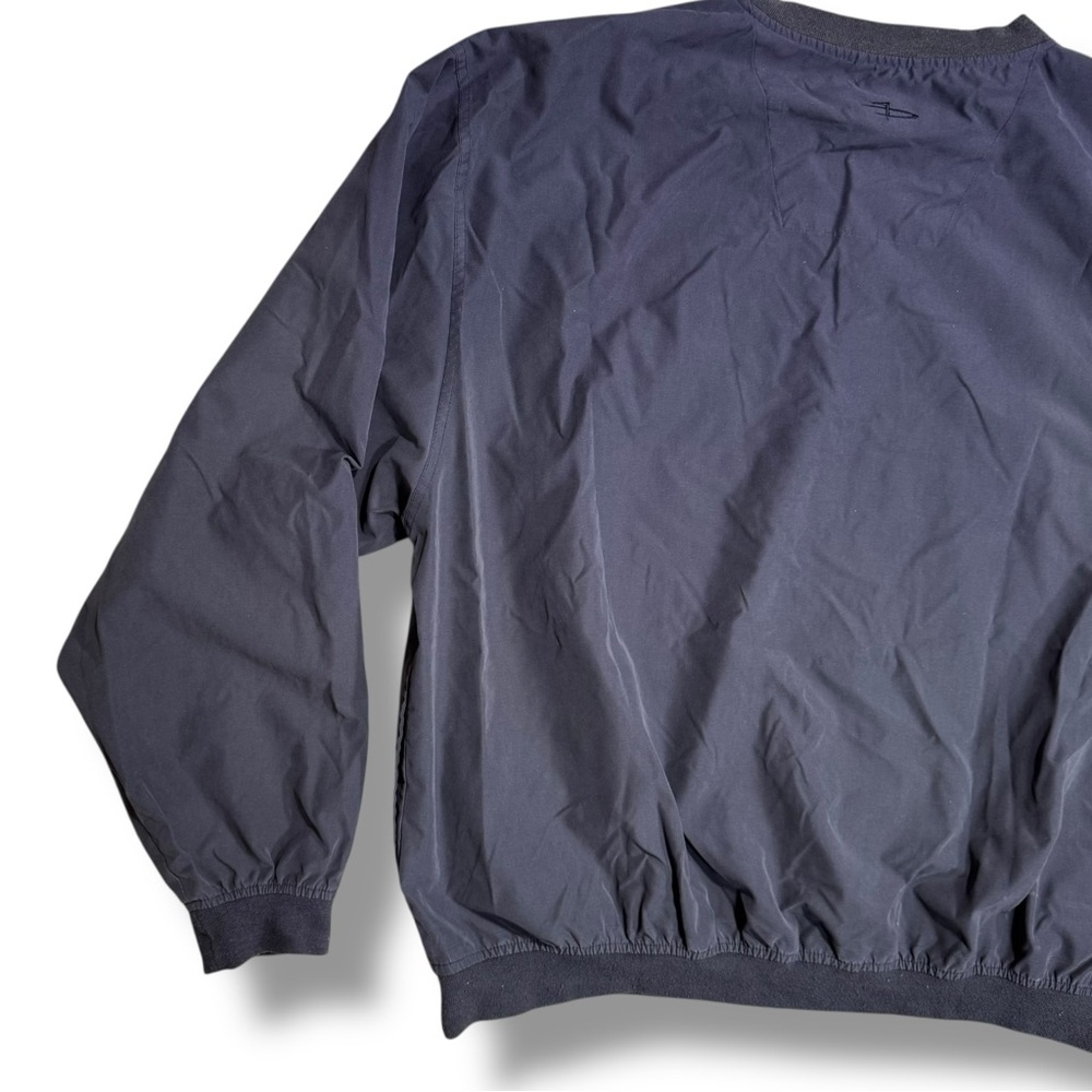 Page & Tuttle Blue Golf Windbreaker Pullover Jacket V-neck Performance Athletic - Picture 11 of 16